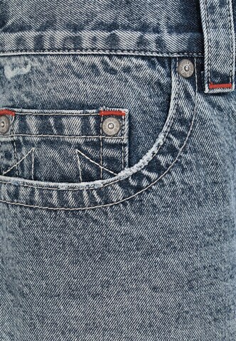 True Religion Loosefit Shorts 'Bobby' in Blau