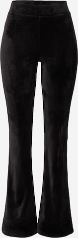 PIECES - Acampanado Pantalón 'AMANDA' en negro: frente