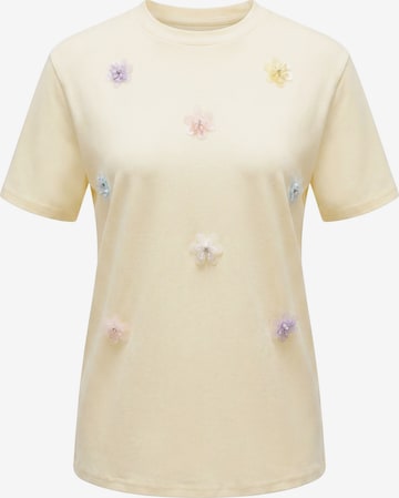 MYMO Shirt 'Pop' in Geel: voorkant