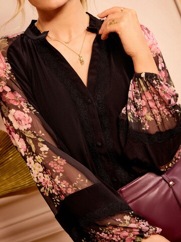 love & roses Bluse in Schwarz
