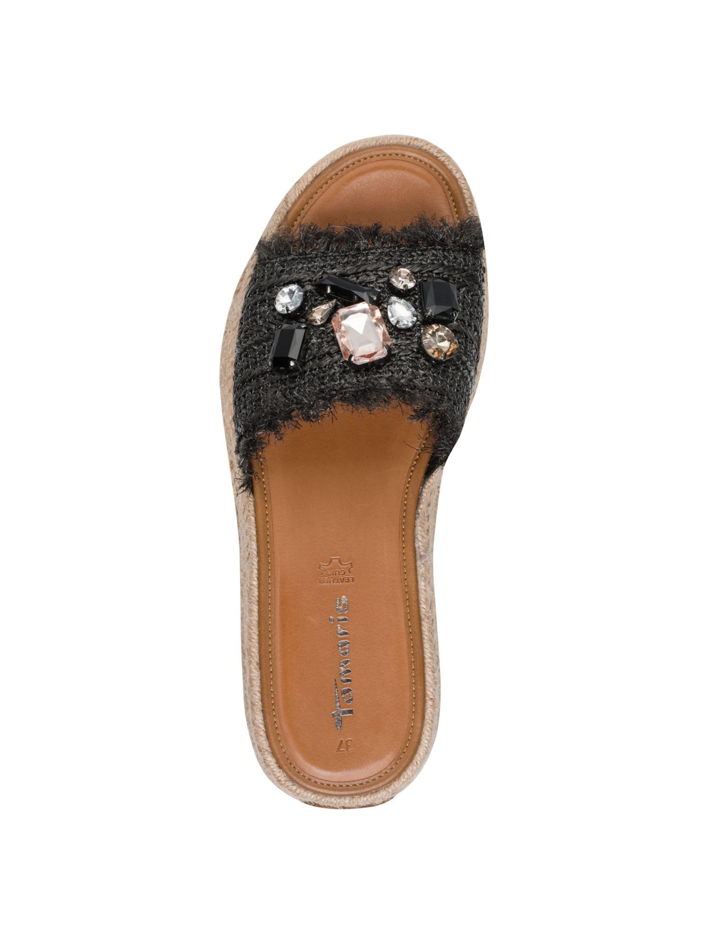 Mule Tamaris en noir