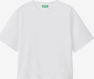 UNITED COLORS OF BENETTON Shirt in White: front