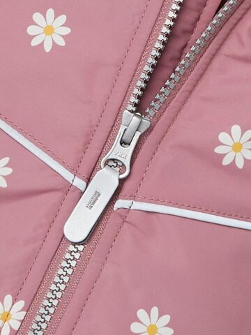 NAME IT Between-Season Jacket 'Daisy Flower' in Pink