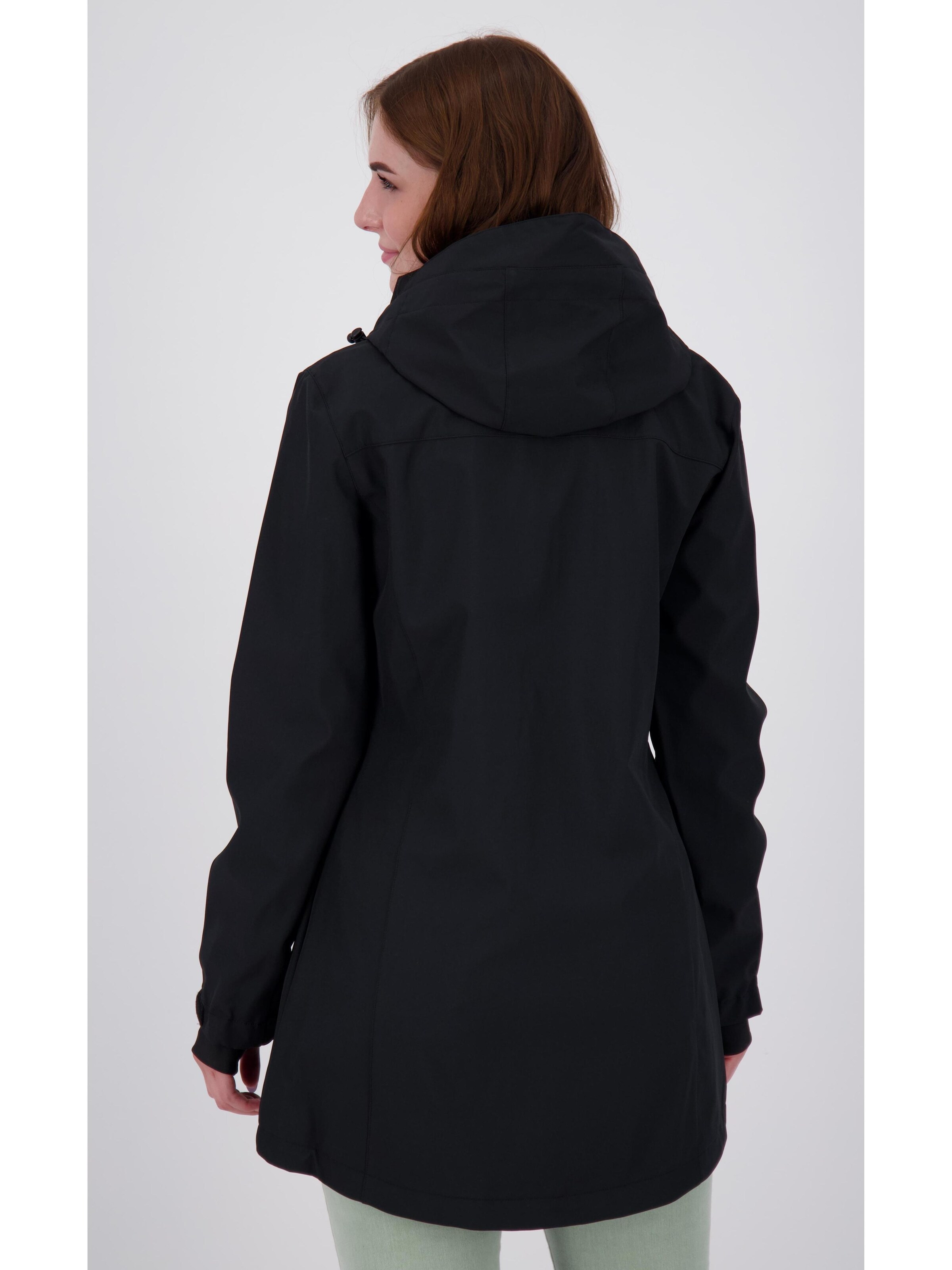 deproc Übergangsparka 'CAVELL LONG WOMEN'‌‌‌‌‌‌‌‌ in Schwarz