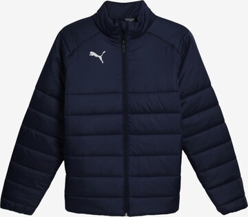 PUMA Athletic Jacket in Blue: front