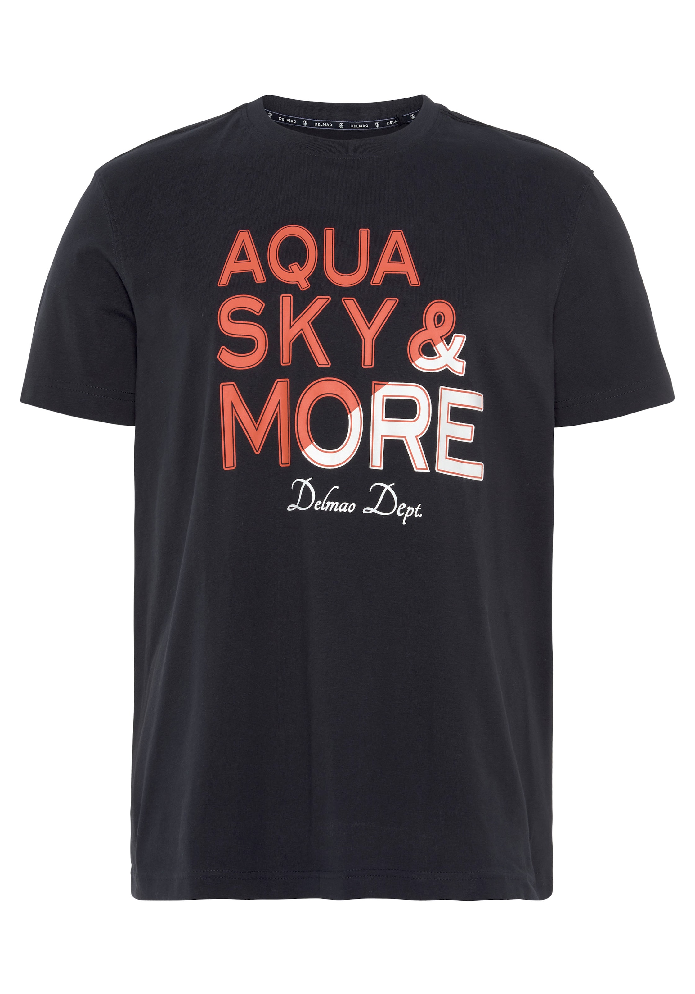 DELMAO Shirt in Blue: front