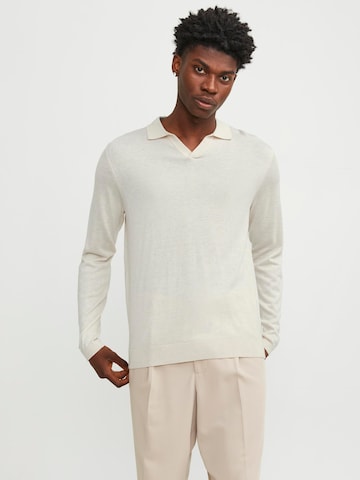 JACK & JONES Pullover 'Cigor' in Weiß: predná strana