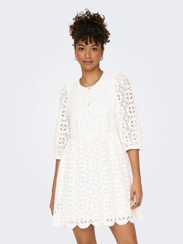 ONLY - Vestido de gala 'SIGRID' en blanco: frente