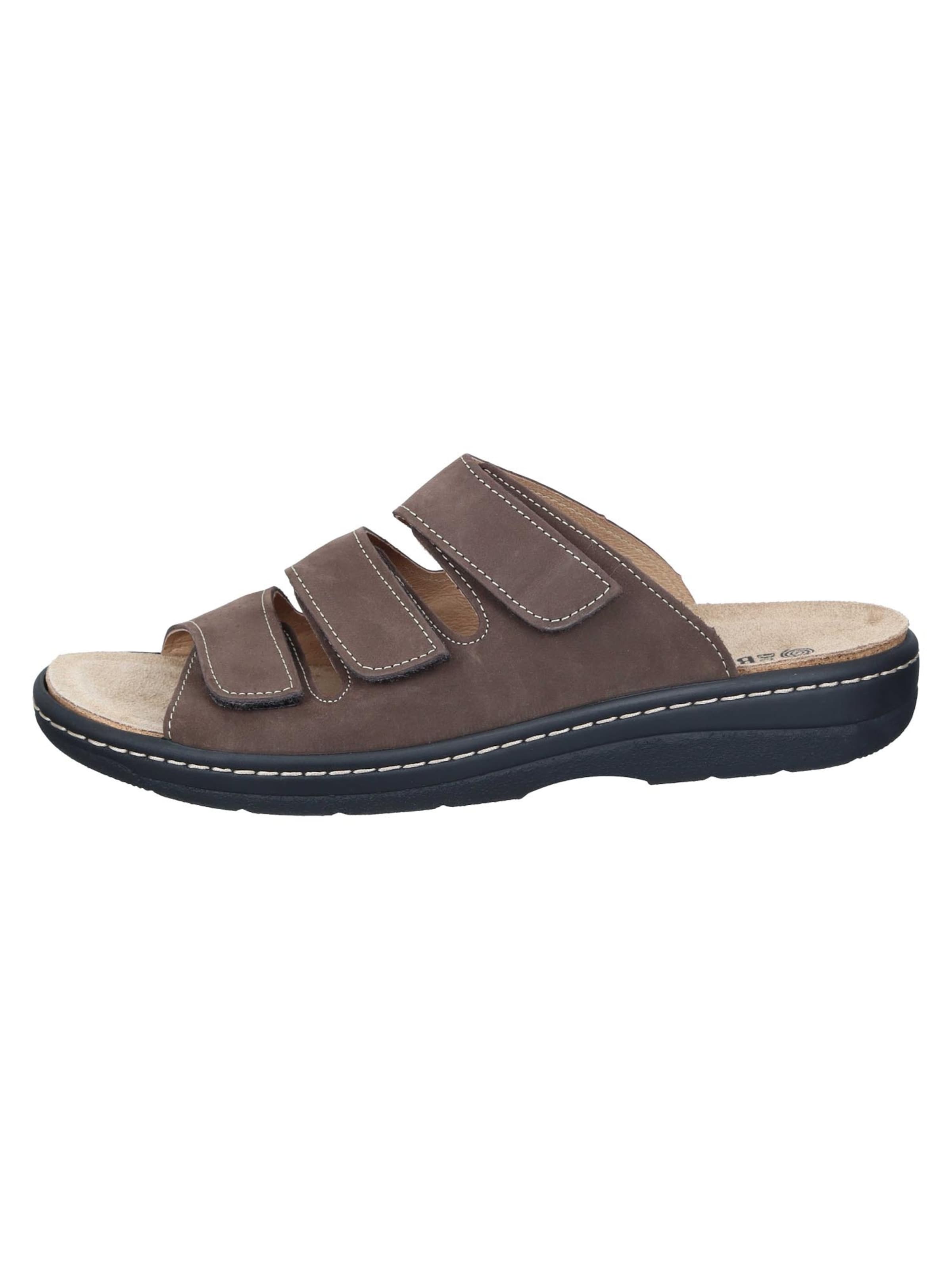 DR. BRINKMANN Mules 'Chelva' in Brown: front