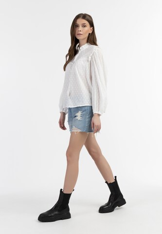 DreiMaster Vintage - Blusa en blanco