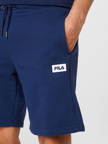 FILA Regular Спортен панталон в синьо