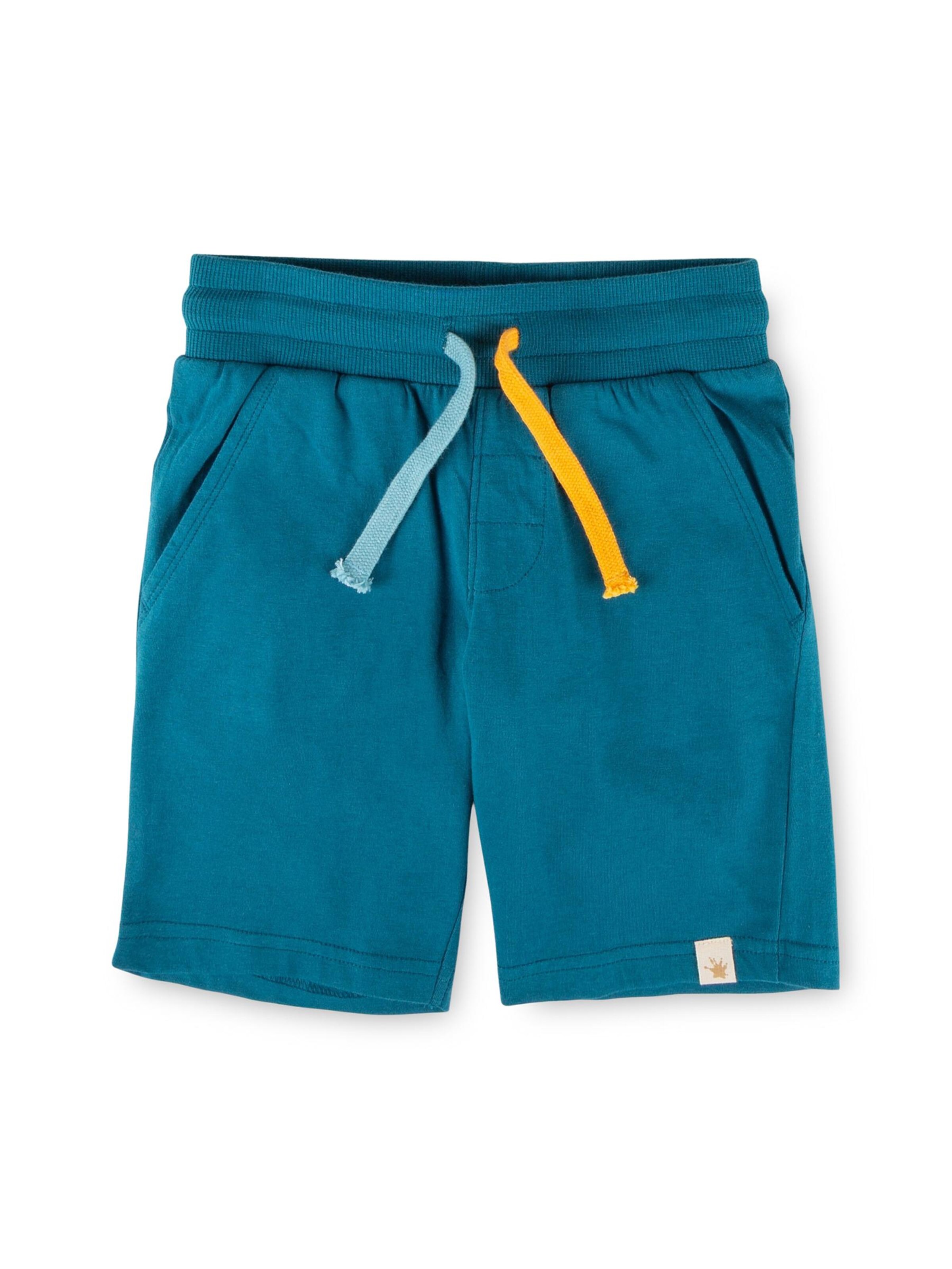 SIGIKID Regular Pants 'Bermuda Blue & Bright' in Green: front