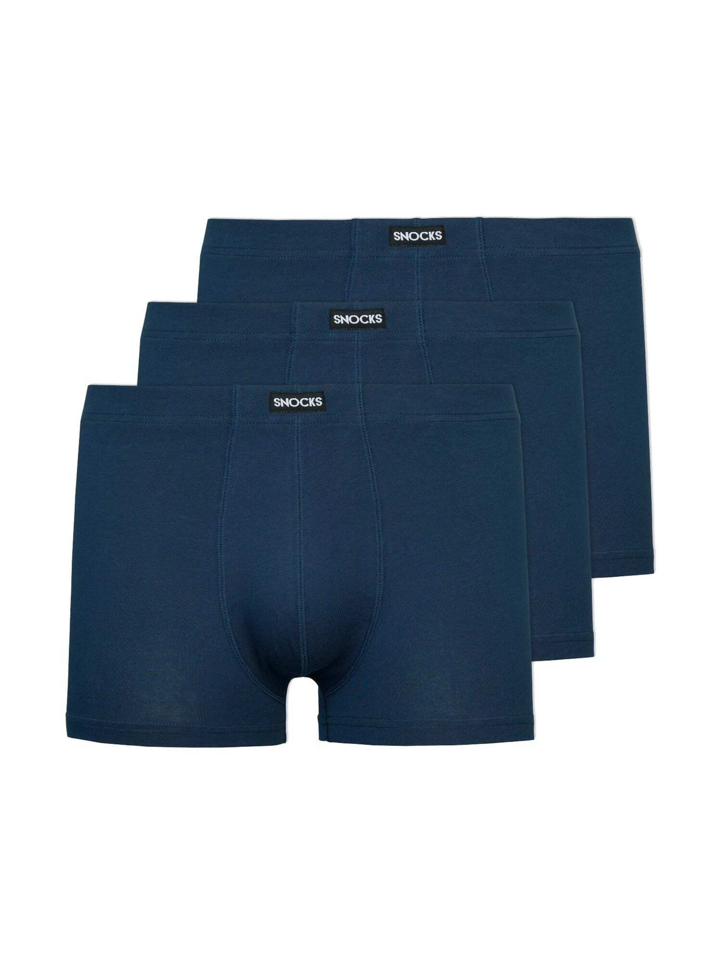 SNOCKS Boxershorts in Blau: Vorderseite