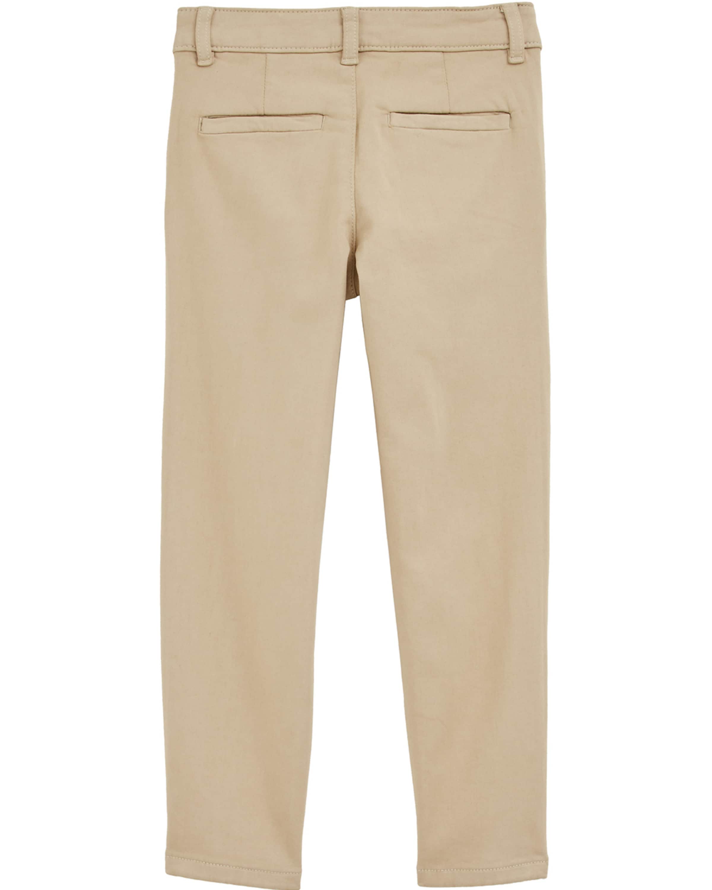 Coupe slim Pantalon WE Fashion en beige