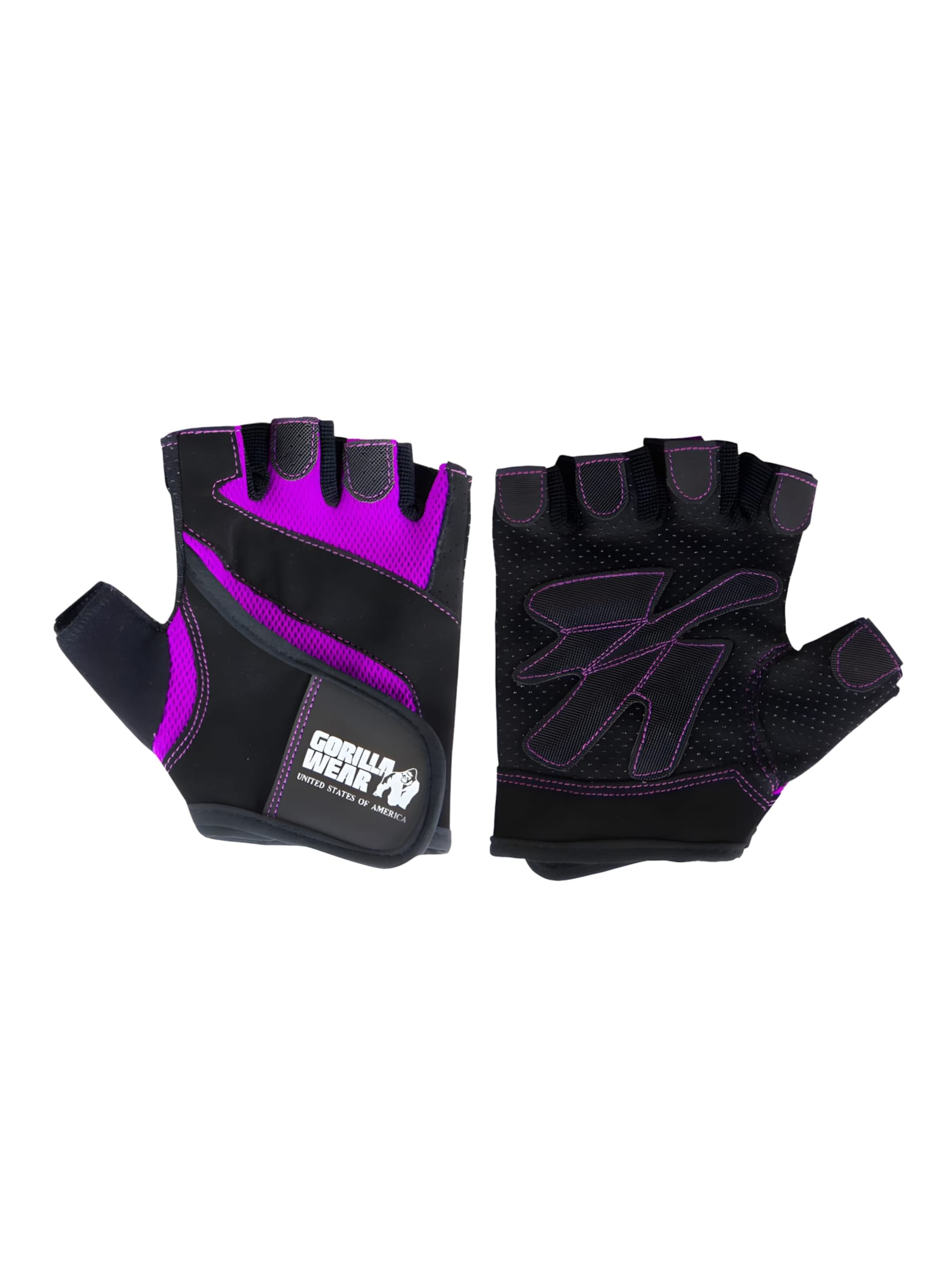 Gants de sport Gorilla Wear en noir : devant