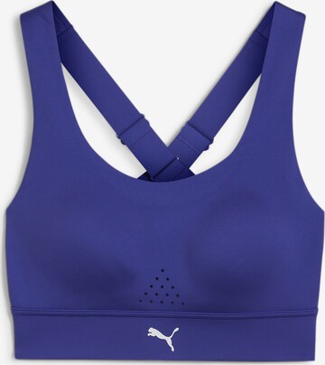 Soutien-gorge de sport PUMA en bleu : devant