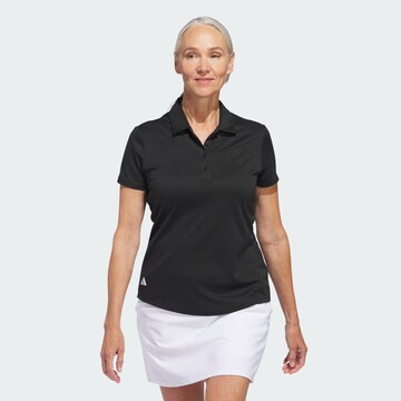 ADIDAS GOLF Performance Shirt in Black: front