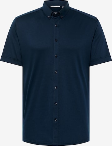 ETERNA Regular fit Button Up Shirt in Blue: front