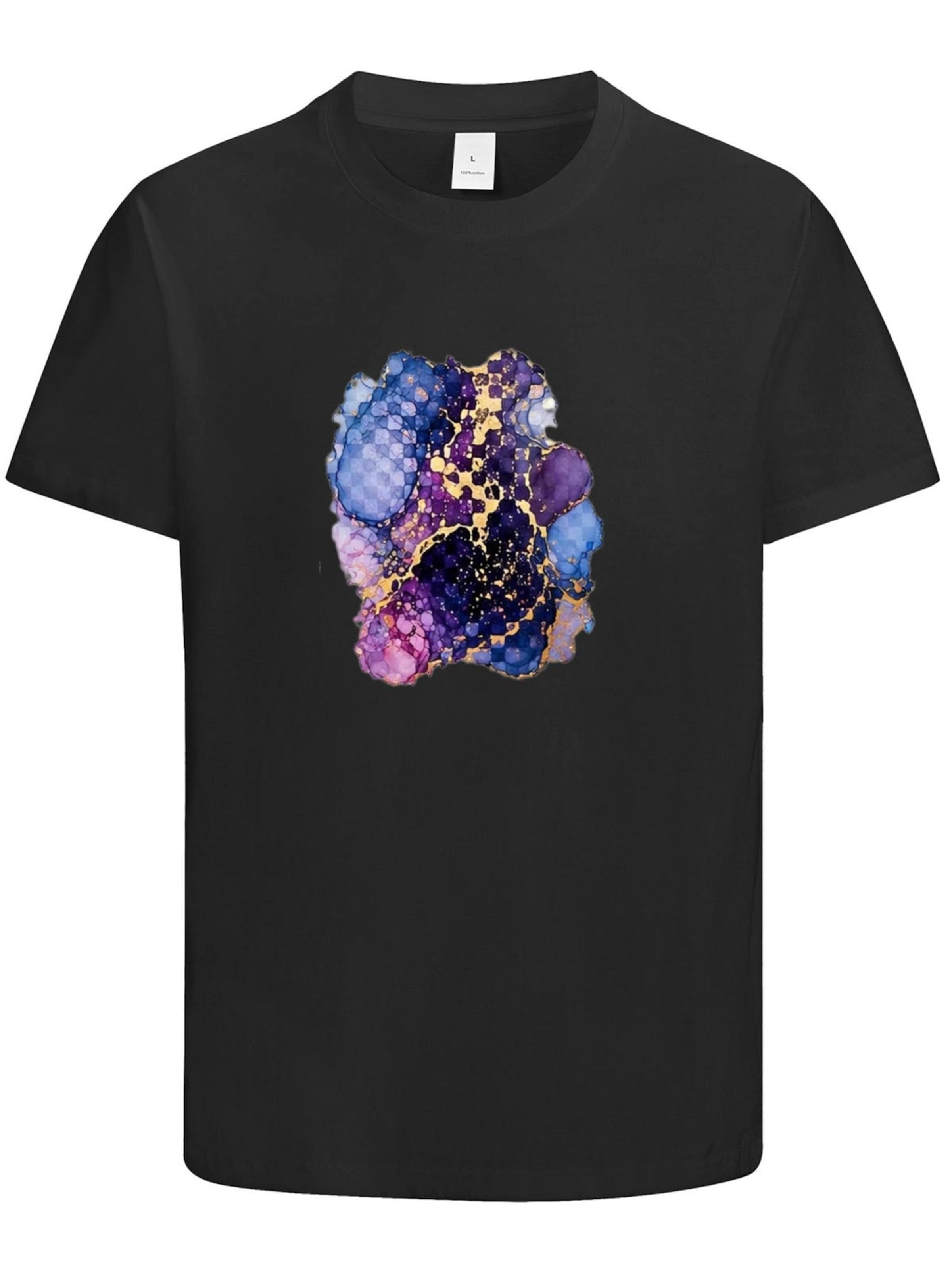 HUSKSWARE Shirt 'Grafik'‌‌‌‌‌‌ in Schwarz: Vorderseite