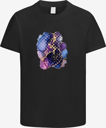 HUSKSWARE Shirt 'Grafik' in Schwarz: Vorderseite
