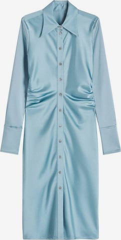 Robe-chemise 'yashima' MANGO en bleu : devant