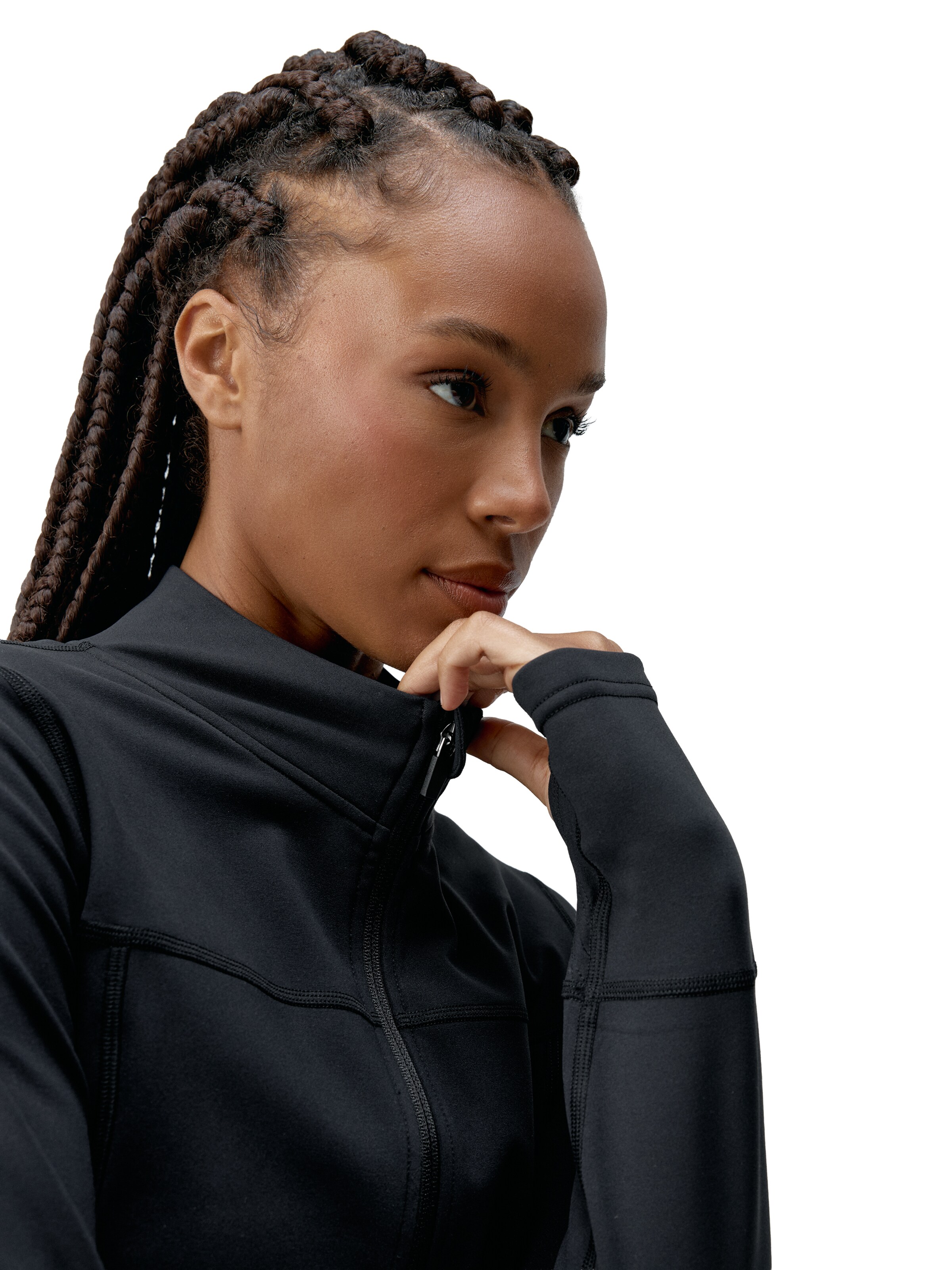 Born Living Yoga Sportjas 'Leya' in Zwart