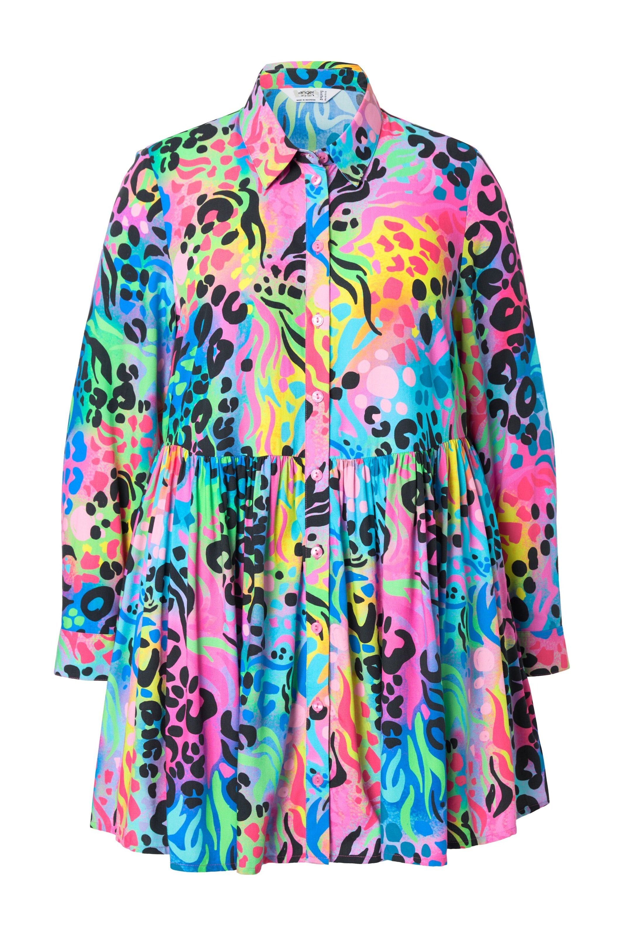 Angel of Style Bluse in Mischfarben: Vorderseite