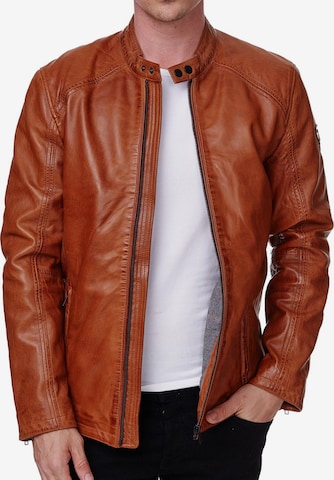 Giacca di mezza stagione '19707' di Tazzio in marrone: frontale