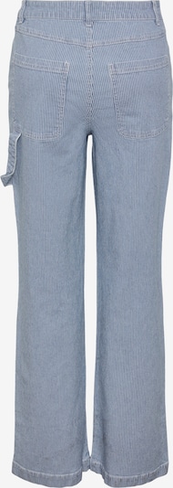 PIECES Jeans 'BILLO' in de kleur Blauw denim / Wit, Productweergave