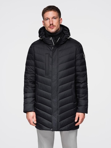 Ombre Winter Jacket in Black: front