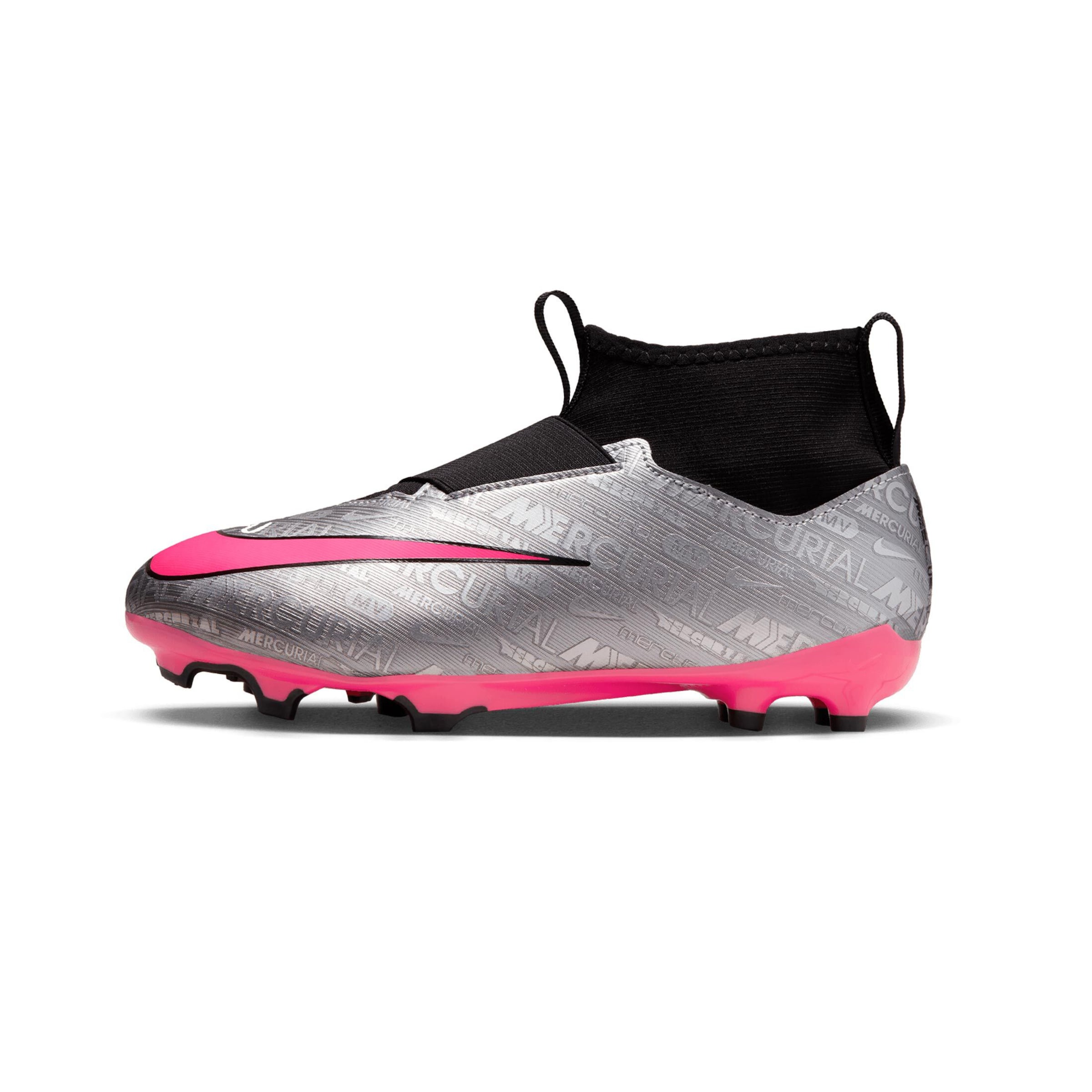 NIKE Fußballschuh 'Zoom Mercurial Vapor 15 Academy XXV' in Silber: Vorderseite