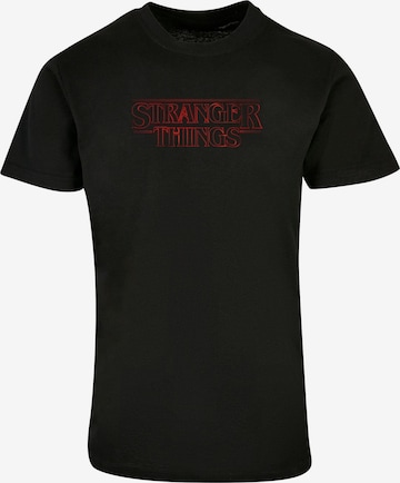 T-Shirt 'Stranger Things - Glow' ABSOLUTE CULT en noir : devant