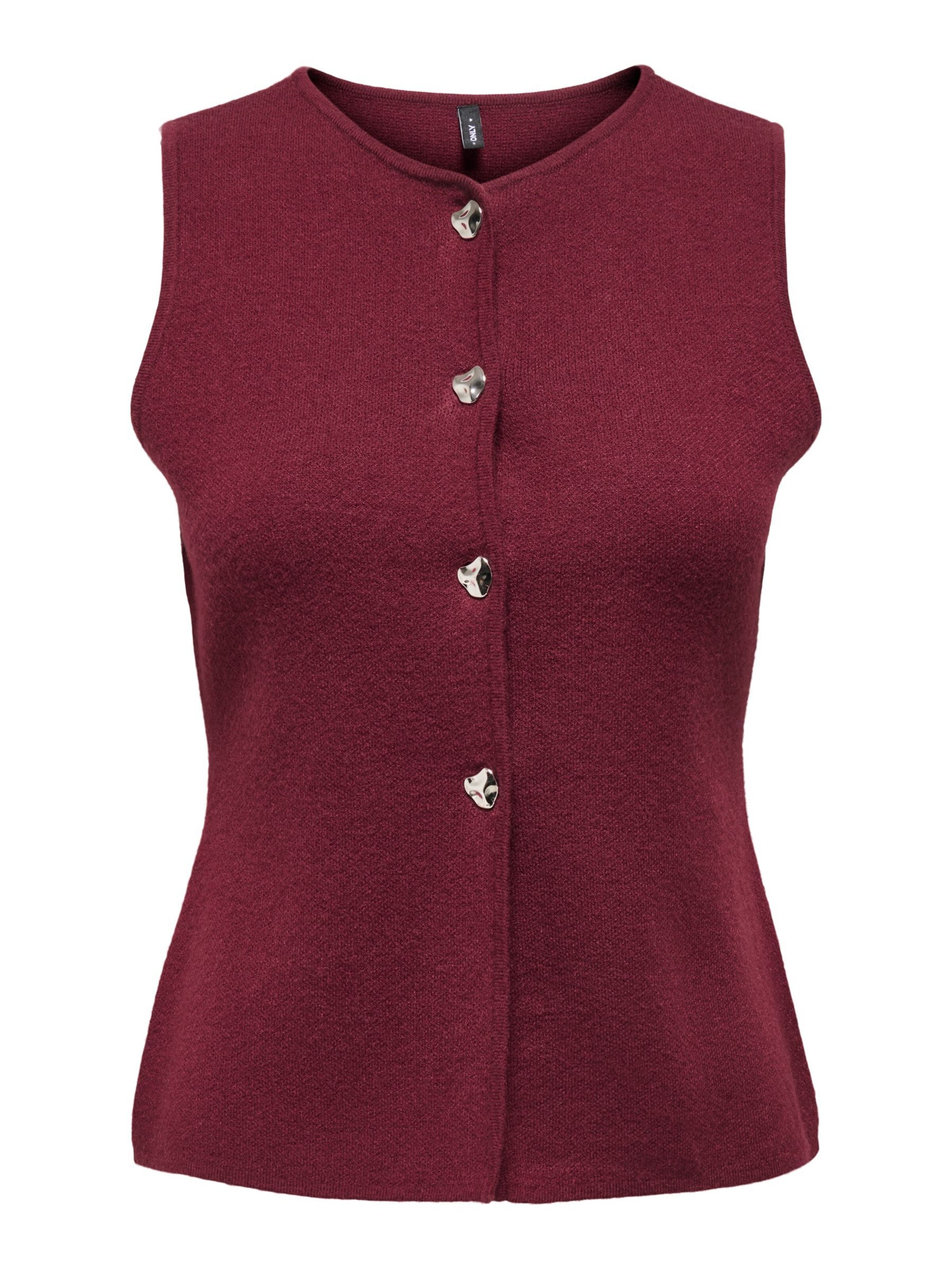 Gilet in maglia 'ONLIbi' di ONLY in rosso: frontale
