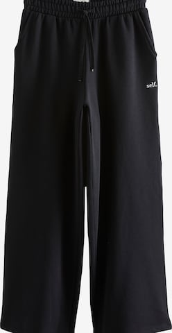 NextWide Leg/ Široke nogavice Sportske hlače - crna boja: prednji dio