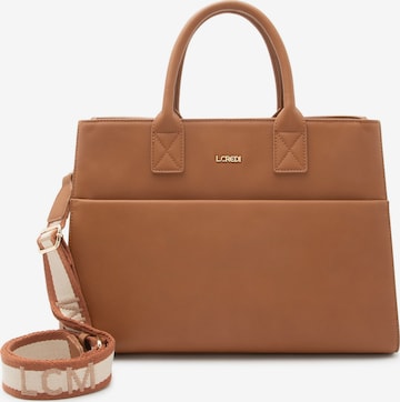 L.CREDI Handbag 'Ruby' in Brown: front