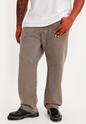 Levi's® Big & Tall Regular Jeans '501' in Braun: predná strana