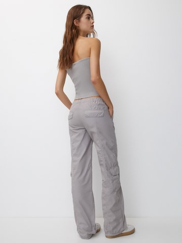 Regular Pantalon cargo Pull&Bear en violet