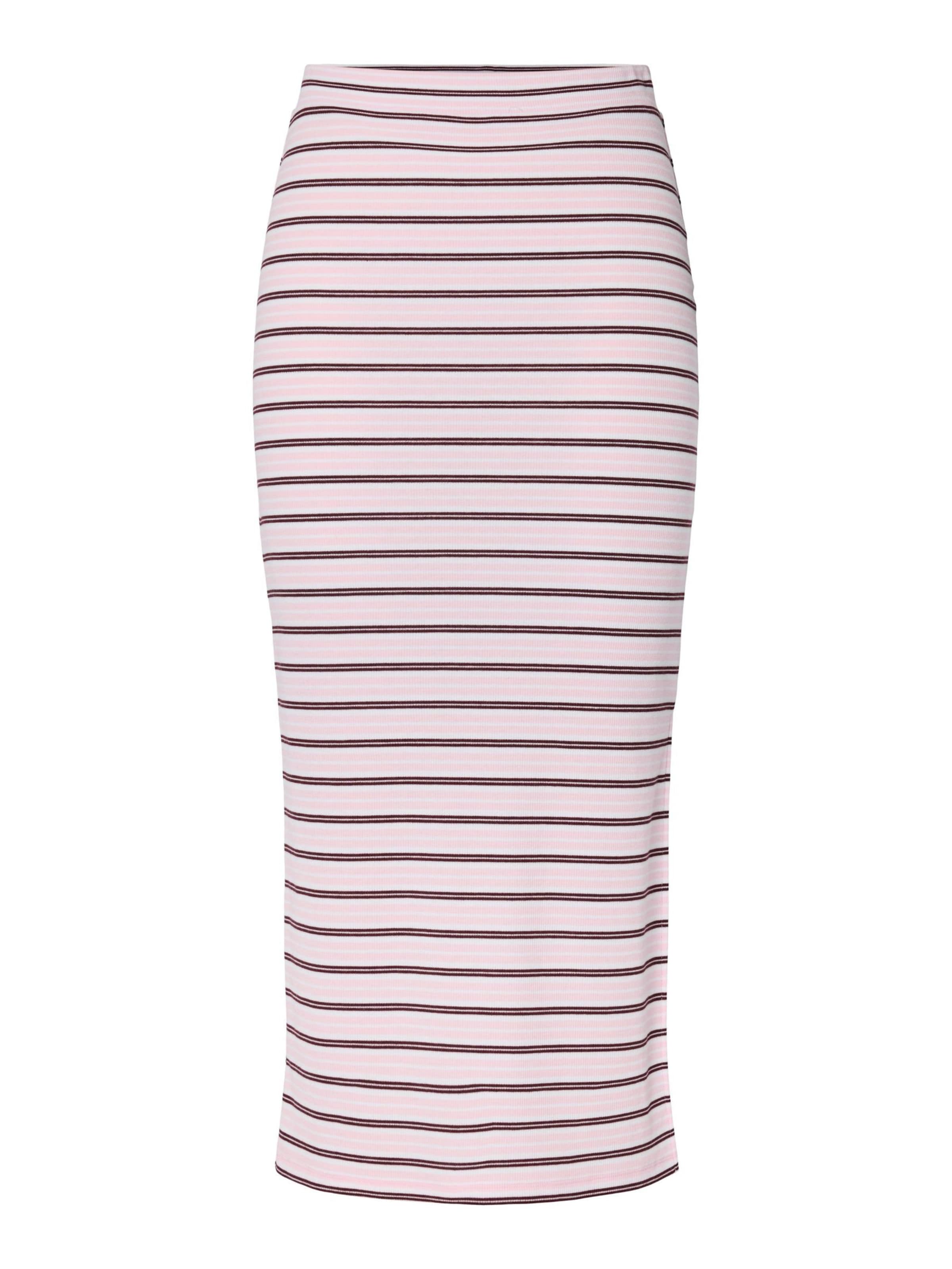 Jupe 'PCJayjay' PIECES en rose : devant