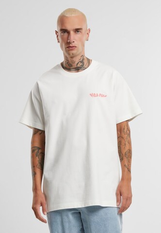 T-Shirt 'Pearing Completed' Pica Pica en blanc : devant