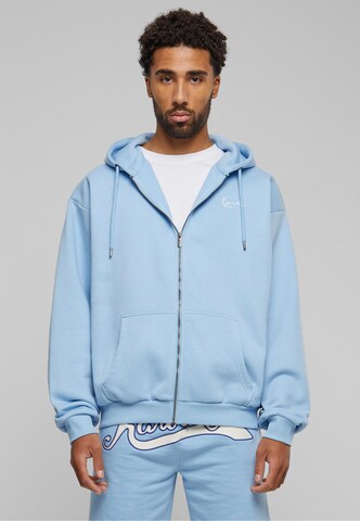 Karl Kani Sweat jacket in Blue: front