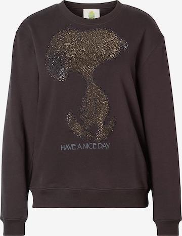 PRINCESS GOES HOLLYWOOD Sweatshirt 'Snoopy' in Braun: Vorderseite