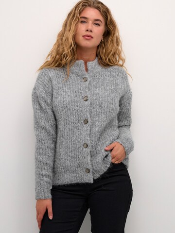 Cardigan 'Ane' Kaffe en gris : devant