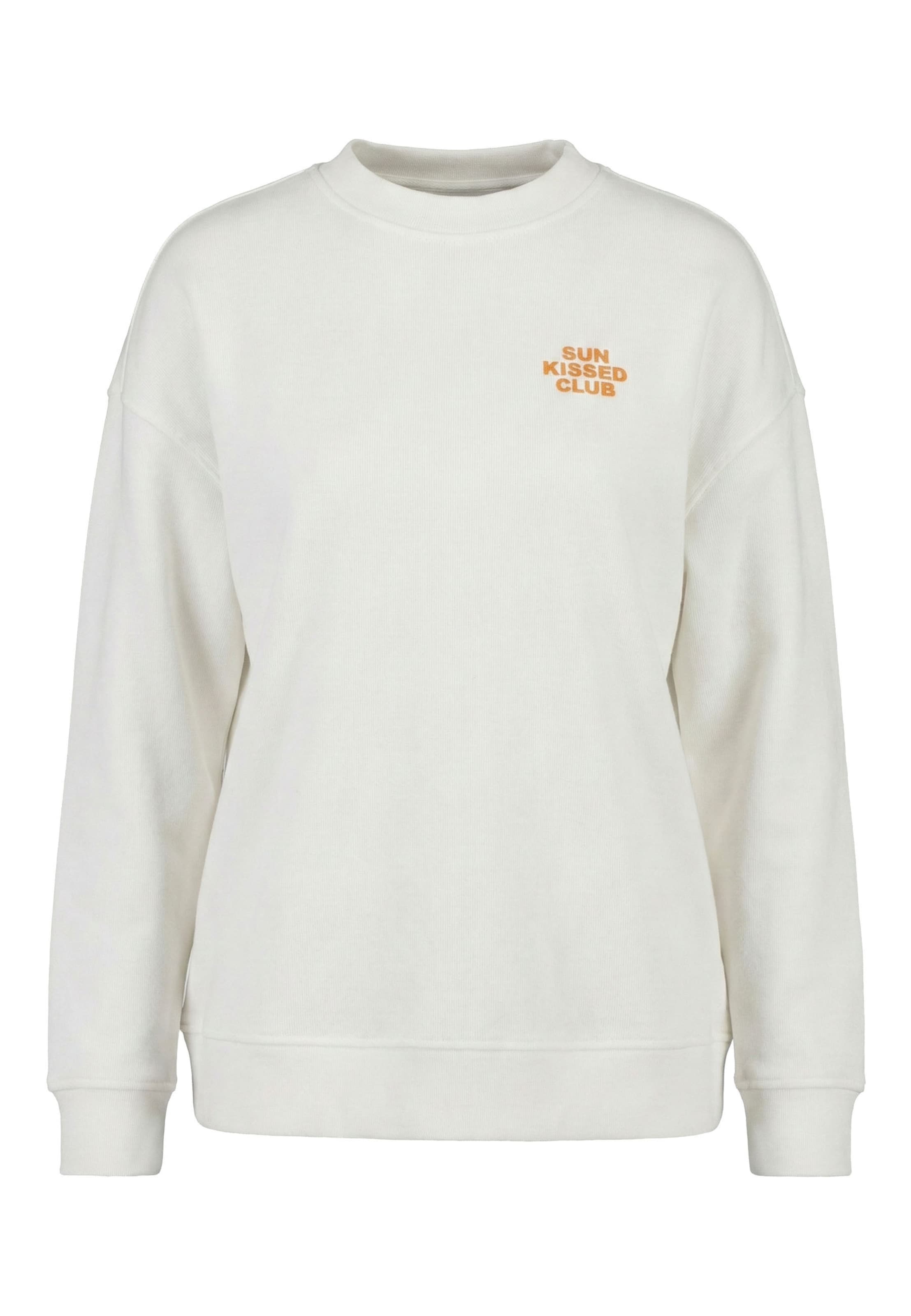 Kleinigkeit Mikina 'Big Sunkissed' – bílá: přední strana