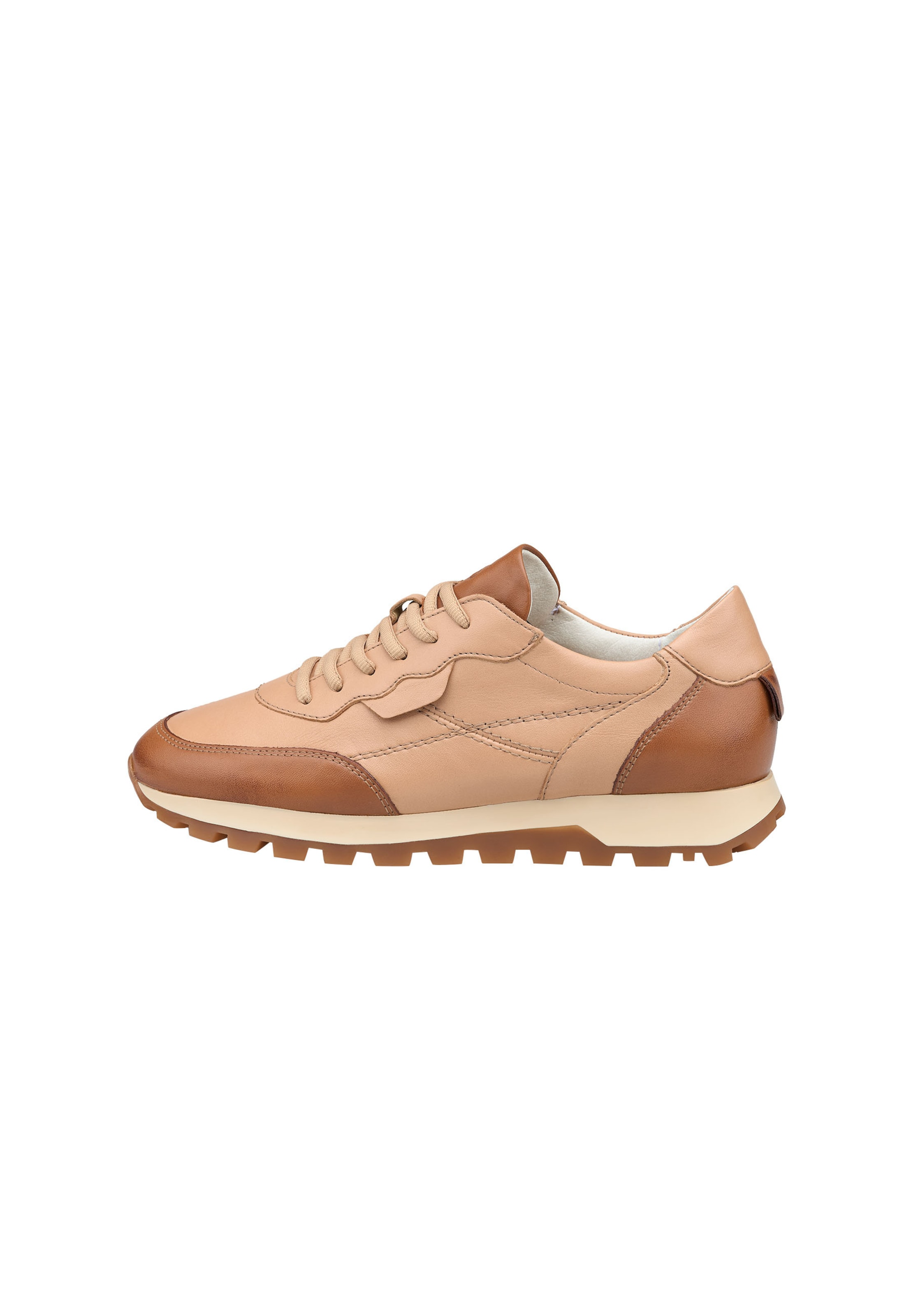 LLOYD Platform trainers 'Gia' in Brown: front