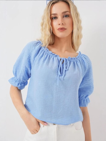 Camicia da donna di Bigdart in blu: frontale