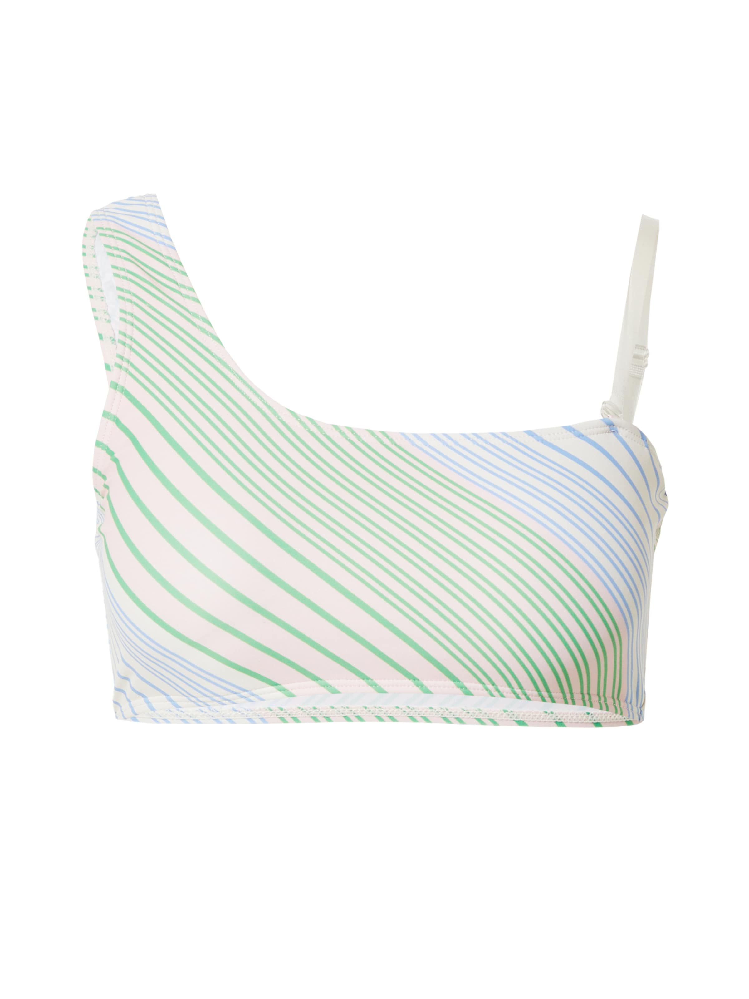 BeckSöndergaard - Soutien Bustier Top de biquíni 'Dandy Bounty' em branco: frente