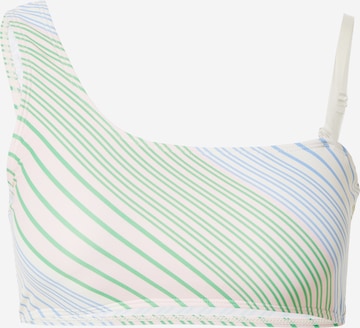 BeckSöndergaard Bustier Bikinitoppi 'Dandy Bounty' värissä valkoinen: etupuoli