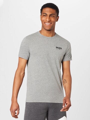 HOLLISTER Shirt 'EMEA' in Grey: front