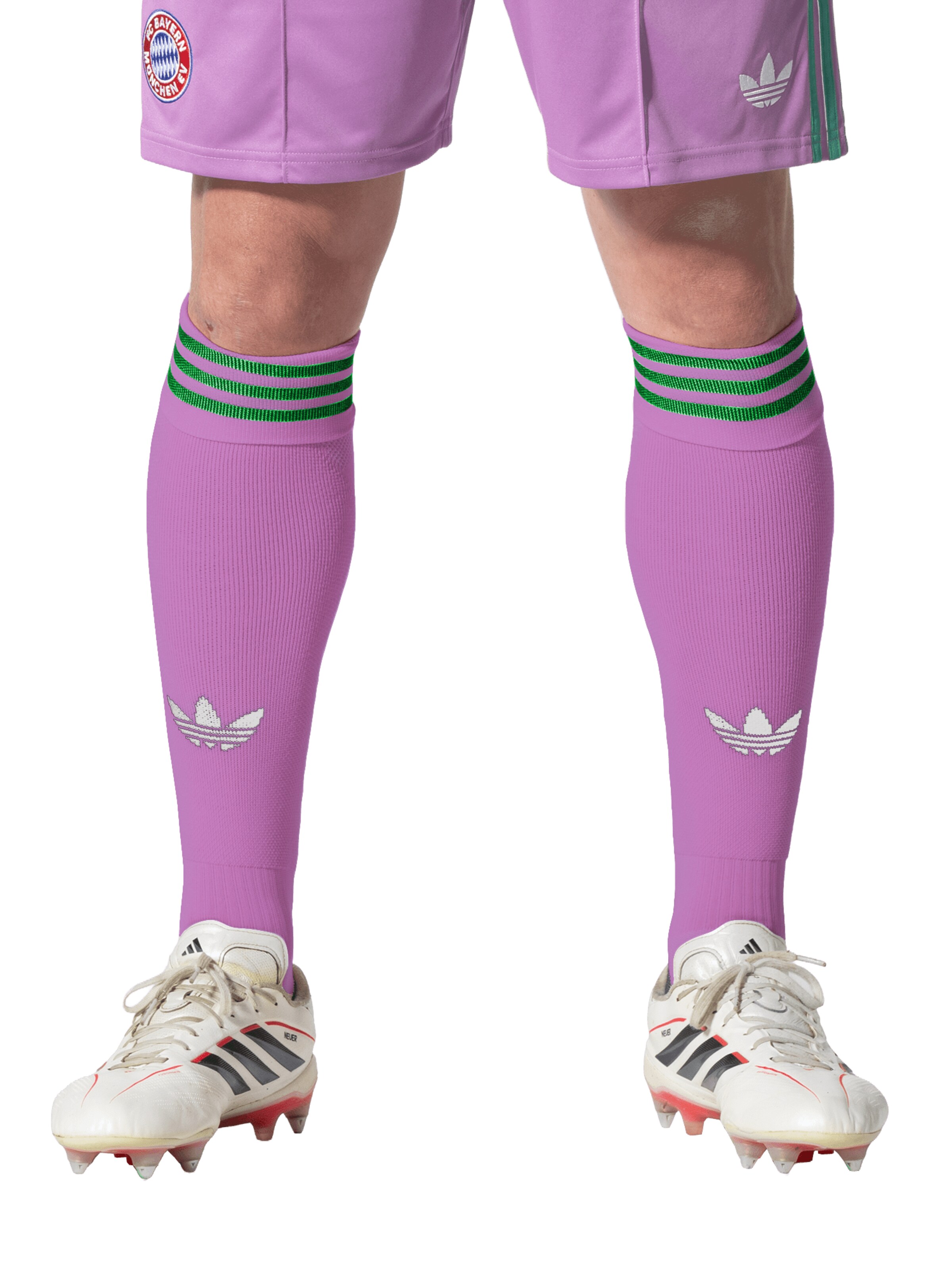 ADIDAS ORIGINALS Athletic Socks in Purple: front