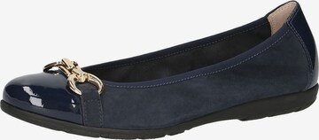 CAPRICE Ballet Flats in Blue: front